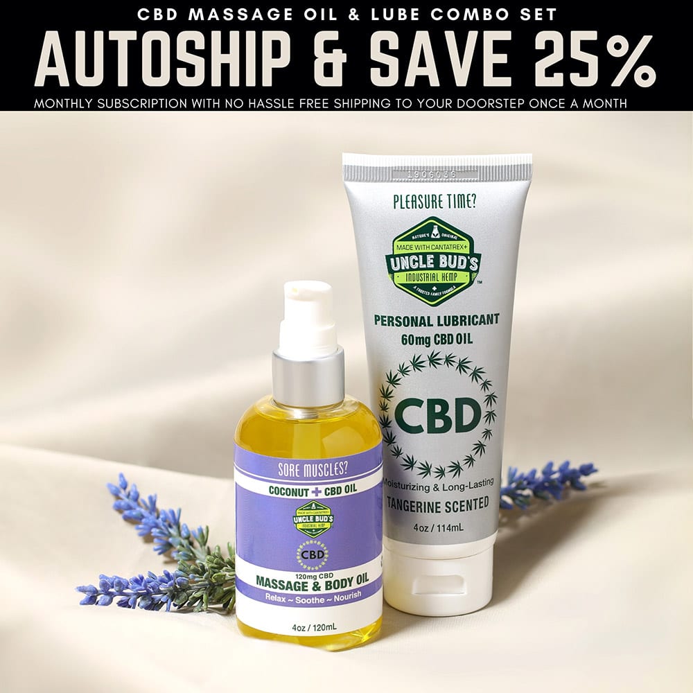 Better Sex Box Cbd Massage Oil And Lube Uncle Buds Hemp 8799