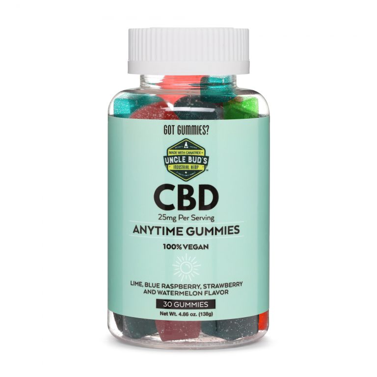 Best Anytime CBD Gummies | 100% Vegan Gummies | Uncle Bud's Hemp